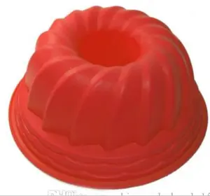 硅胶模具大蛋糕花皇冠形状糕点烘焙工具3D面包蛋糕形式披萨盘DIY生日婚礼