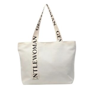 Sac de plage personnalisé de grande capacité avec poignée en coton, logo personnalisé, sac de voyage pour femmes, sac de shopping en toile pour femmes - Product Image 1