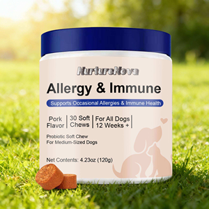 <span class=keywords><strong>Friandises</strong></span> à mâcher molles pour chiens : Soulagement des allergies et soutien immunitaire, à l'huile de chanvre et probiotiques, sans céréales, pour la santé de tous les chiens - Product Image 5