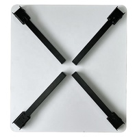 Pieds pliables à faible encombrement en fer moderne, pieds de table en épingle à cheveux robustes et portants pour table, canapé, armoire, RV