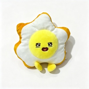 Fried <b>egg</b> plush, <b>toy</b> Food-shaped plushie, <b>Egg</b> plush pillow, Fried <b>egg</b> plush <b>toy</b>, Food-shaped plushie <b>Egg</b> plush pillow - Product Image 1
