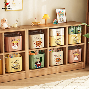 Tủ đựng đồ linh tinh di động Xinhang, kiểu dáng sáng tạo, dễ thương, dùng để đựng đồ chơi, quần áo, có nắp và tay cầm - Product Image 4