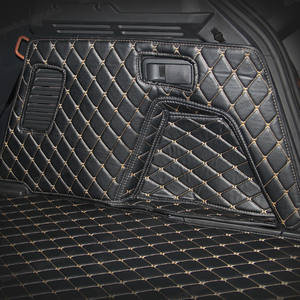 Tapis de coffre de voiture en cuir 3 couches, accessoires de cargaison, pour coffre de voiture, <span class=keywords><strong>3008</strong></span> 2016 <span class=keywords><strong>2017</strong></span> 2018 2019 2020 - Product Image 4