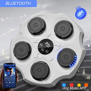 Cible de boxe électrique murale intelligente avec musique et lumières, équipement d'entraînement de boxe multifonctionnel pour adultes à domicile - Product Image 5