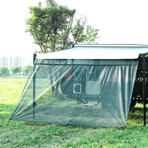 Awnlux Mái Hiên Riêng Tư Màn Hình PVC Lưới UV Chặn Camper Trailer Caravan Riêng Tư Xe Mái Hiên Mặt Trời Màn Hình Bóng - Product Image 4