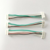 Konektor Elektronik Kustom JST SH 1.0mm 2/3/4/5/6/7/8/9/10Pin Female dengan Kabel Silikon