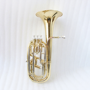 Corps en laiton doré, slide de réglage de tonalité BB, triple système d'arrêt 3+1, pour cor baritone et <span class=keywords><strong>tuba</strong></span>, instruments de musique en laiton pour débutants, cor baritone 3+1 - Product Image 1