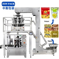 Máquina de Envasado Automática con Pesadora Multicabezal de 10/14 Cabezas con Certificación CE para Frutas Liofilizadas/Nueces Mixtas