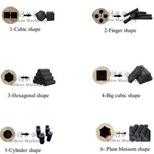 Machine à briquettes à faible consommation d'énergie, presse à briquettes de charbon de bois à base de paille de riz et d'aiguilles de pin, haute capacité, best-seller - Product Image 2