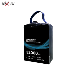 BROUAV 51,8 V 14S 30000mAh Paquete de batería de iones de litio de estado semisólido 300Wh/kg Densidad de energía Gran carga útil Dron agrícola - Product Image 3