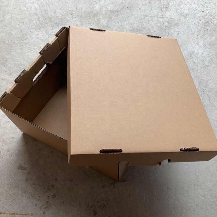 Sea Food Waxed Seafood Cardboard Packaging Carton Box For Vegetable