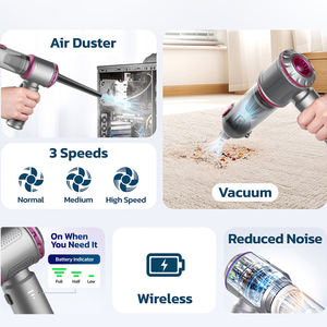 محمولة باليد ببطارية شفط قوية لاسلكية تعمل بفراغ مع سرعة 3 مستويات - Product Image 5