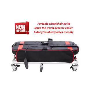 HEDY WH01 <span class=keywords><strong>Mini</strong></span> chariot élévateur à ciseaux électrique pour fauteuil roulant électrique chariot de levage pour le transport du fauteuil roulant au coffre avec télécommande - Product Image 4