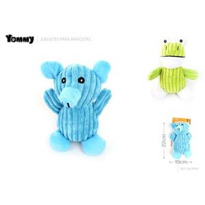 Juguete de peluche de cerdo Yommy de 22 cm, juguete suave para perros - Product Image 1