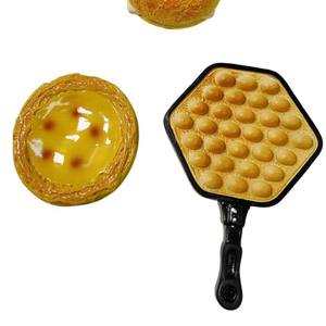 Imán decorativo para refrigerador de Hong Kong, simulación de té con leche, piña, huevo y azulejo - Product Image 3