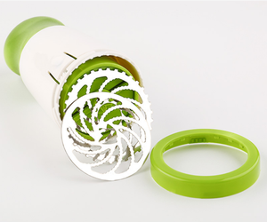 Herramienta de cocina, cortador de cilantro, rotación Manual, hoja de acero inoxidable, <span class=keywords><strong>perejil</strong></span>, <span class=keywords><strong>ajo</strong></span>, hierba, molinillo de especias, máquina de molino, cortador de especias - Product Image 3
