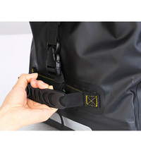 Sac de moto en PVC 500D, directement de l'usine, pour les voyages en plein air, grande taille, imperméable, sacoche de selle