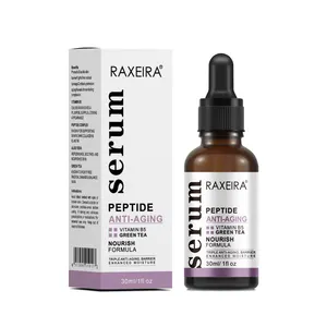 Marque privée Peptide liquide hydratant anti-âge rides apaisant peau douce Sérum facial
