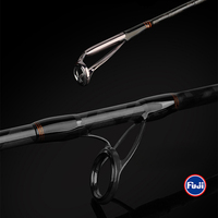 Canne à pêche en fibre de carbone 1,91 m pour eau salée, modèle M MH, avec anneaux FUJI SIC+A et porte-moulinet FUJI, canne de bateau pour jigging lent, idéale pour le marlin.