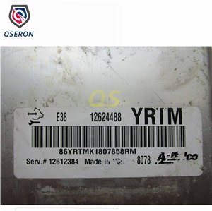Оригинальный б/у блок управления двигателем ECU 12624488, блок управления двигателем 12612384, компьютерный модуль ECM PCM для 2008 Pontiac G8 Chevrolet Malibu - Product Image 3