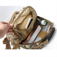 Sac de Poitrine Tactique Portable Léger pour Randonnée, Sacoche de Réponse aux Traumatismes, Grande Capacité, Fermeture Éclair, en Tissu Oxford