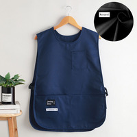 DUOLAI tablier de gilet de travail avec logo personnalisé de couleur beige avec 3 poches à outils vente en gros
