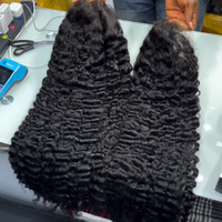 Perruque bouclée naturelle birmane, perruque frontale en dentelle HD complète de 30 pouces, vente en gros, perruque de cheveux humains vierges bruts de grade 12A