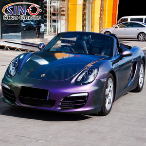 <span class=keywords><strong>CV</strong></span>-06 Caméléon <span class=keywords><strong>Bleu</strong></span> Brillant à Violet Récupérable Voiture Et Vélo Wrap Vinyle Véhicule Conception Couverture Film D'emballage - Product Image 2