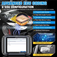   Escáner OBD2 D8S Actualizado de D-8, Codificación de ECU, Programación de Llaves, Más de 38 Servicios, 3 Años de Actualización Gratuita, Herramienta de Diagnóstico Completo del Sistema