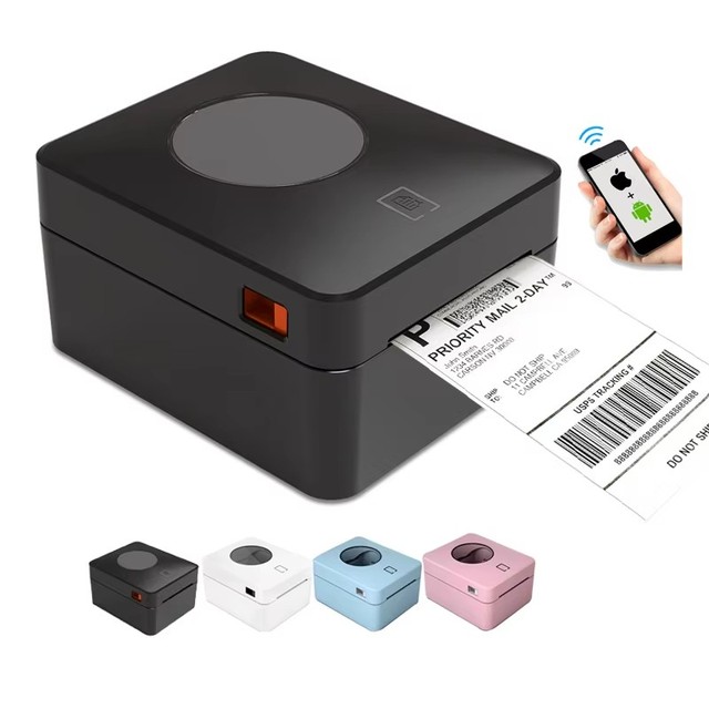 BlueT Thermal Shipping Label Printer 4x6 Portable Thermal Address Label Printer for Small Business Works with Etsy Shopify USPS