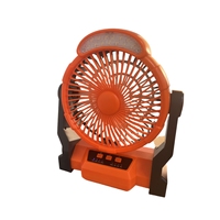 Ventilateur solaire portable multifonctionnel à prix d'usine, rechargeable par USB, LED, étanche IP65, batterie 10000mAh pour les urgences