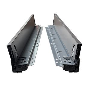 Boîte à tiroirs fine en métal moderne Bailong, fermeture douce, glissières à extension complète pour chambre à coucher, appartement, salle de bain, salon - Product Image 4