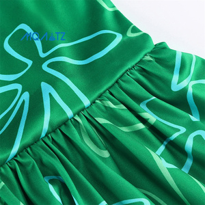 MQATZ New 3-Piece Girls Costume Printed Pleated Skirt Dress with Shoulder Bag &amp; <strong>Scarf</strong> for <strong>Cos</strong> Performance for Children - Product Image 4