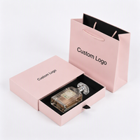 Boîtes cadeaux en carton papier de luxe personnalisées pour parfums, emballage de flacons, emballage de maquillage, boîte à parfum avec sac en papier