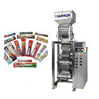 Machine d'emballage automatique de sachets multi-voies pour la formation, le remplissage et le scellage à trois côtés de sachets en stick pour poudre de levure