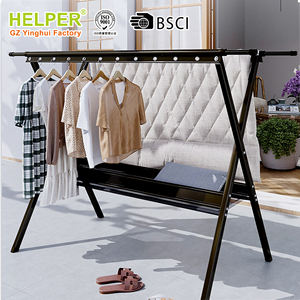 Stendibiancheria Pieghevole in Metallo e Alluminio a Doppio Livello a X, Regolabile, Personalizzabile, per Bagno e Balcone - Offerta Speciale - Product Image 1