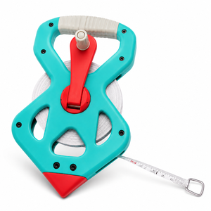 Misuratore <span class=keywords><strong>a</strong></span> nastro in fibra di vetro per impieghi gravosi con bobina aperta, strumento di misurazione <span class=keywords><strong>a</strong></span> manovella per lunghe distanze, per edilizia e topografia, 50m <span class=keywords><strong>Pollici</strong></span> mm - Product Image 3
