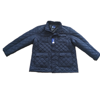 Veste d'hiver décontractée épaisse à fermeture éclair pour homme, grande taille, en stock
