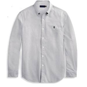<span class=keywords><strong>Camicia</strong></span> da uomo in tessuto Oxford di puro cotone a maniche lunghe, primaverile e autunnale, stile business casual, <span class=keywords><strong>con</strong></span> logo ricamato a piccolo cavallo. - Product Image 1