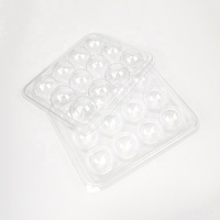 Plateau à explosion transparent, 12 trous, de qualité alimentaire, personnalisé, en plastique