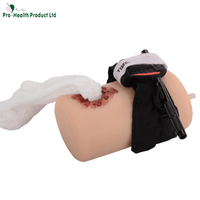 Kit de pratique scientifique médicale en silicone, modèle de pansement pour blessure par balle avec garrot, simulateur de formation au contrôle des saignements