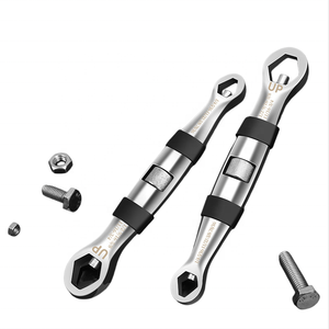 Clé universelle réglable en acier 7-11 mm 12-19 mm, double tête multifonction, clé à fourche et clé à douille - Product Image 4