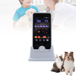 Oksimeter denyut nadi dokter hewan canggih dan efisien, pemantau denyut nadi saturasi oksigen Waktu Nyata layar tampilan besar - Product Image 6