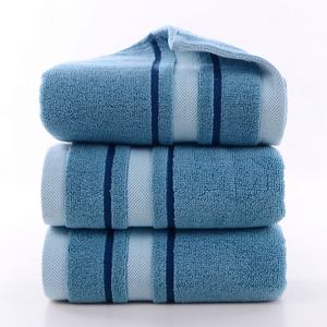 <b>Striped</b> Cotton Set Large Thick Bath Bathroom Facial Shower <b>Towel</b> for Adults Home Hotel - Product Image 4