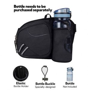 Riñonera de Nailon con Logotipo Personalizado, Impermeable, Resistente a Desgarros, Accesorio Deportivo para Correr, con Bolsillo para Botella, Bolsa de Cintura, Bandolera - Product Image 3