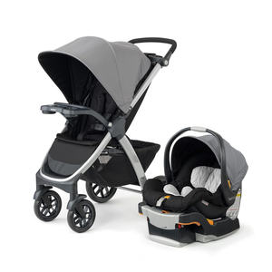 Système de voyage 3 en <span class=keywords><strong>1</strong></span>, poussette pliable rapidement, siège <span class=keywords><strong>auto</strong></span> pour bébé, combo pour bébés et tout-petits, cadre en polyester |   Camden/Noir - Product Image 1