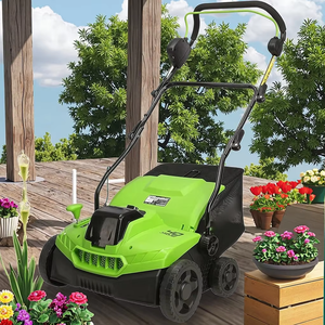 Désherbeur et <span class=keywords><strong>scarificateur</strong></span> électrique sans fil 40V 360mm, aérateur de pelouse, râteau - Product Image 3
