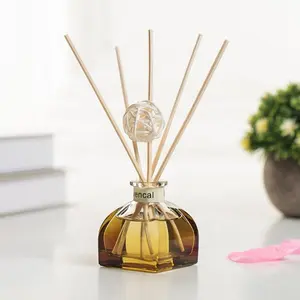 Wholesale Household Fresh Air Freshener Car Hotel Indoor Fragrance Aromatherapy Essential Oil Fiber Reed Diffuser Stick