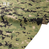 Tissu camouflage AOR2 NWU-III NYCO 50/50 Rip-stop imprimé en nylon et coton, traitement IRR imperméable pour usage tactique