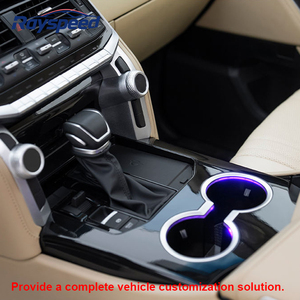 Kit di Aggiornamento Interni per Toyota Land Cruiser 2008-2024, Accessori Auto LC300 Modificati <span class=keywords><strong>Rosso</strong></span> <span class=keywords><strong>Vino</strong></span>, Modello LC200 2022-2024 - Product Image 5